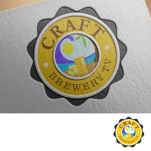 logo concept for Craft brewery TV