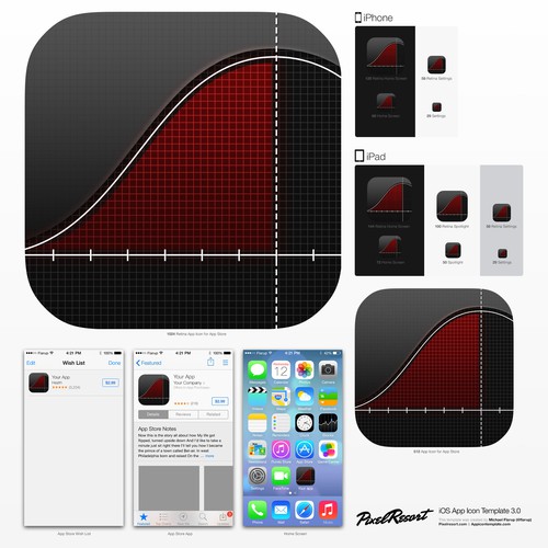 Icon design for grapher app