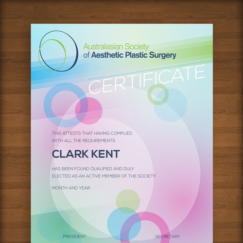 Help The Australasian Society of Aesthetic Plastic Surgery with a new design