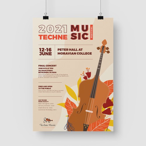 Classical Music Festival Poster