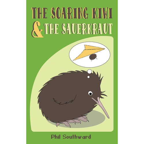 The Soaring Kiwi and the Sauerkraut - Create a humorous book cover