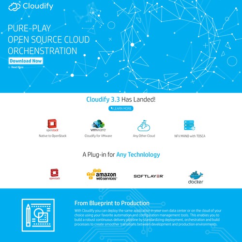 homepage for cloudify
