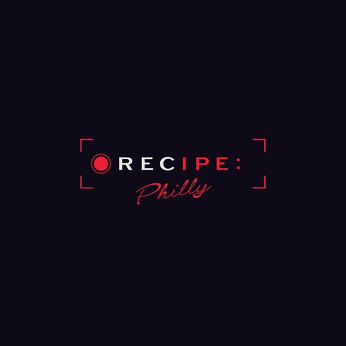 Creative logo concept for a new cooking show