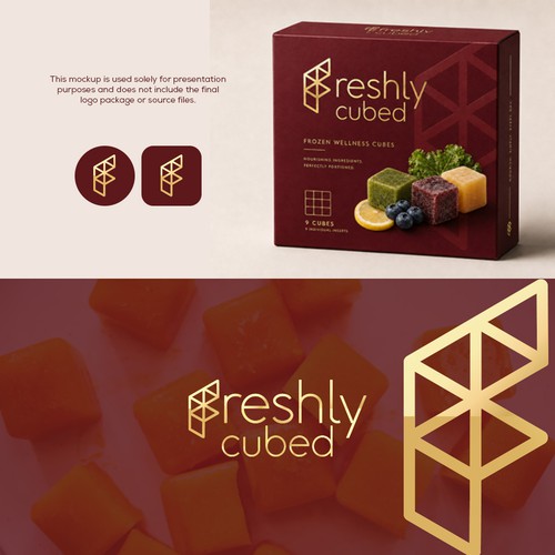 logo for the first frozen wellness cube