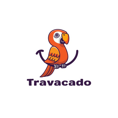 Fun logo for a travel company