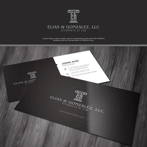 Elegant and Sophisticated Logo Design with Business Card