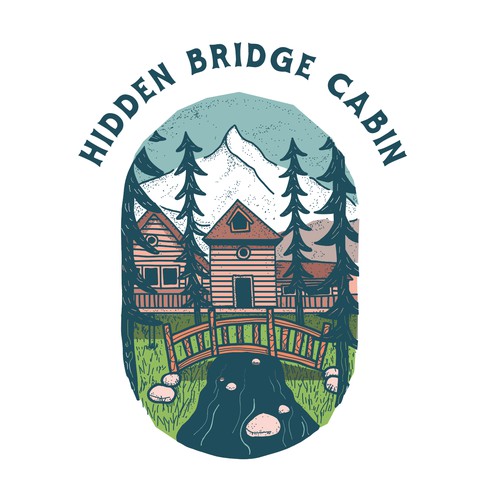 Hidden Bridge Cabin Logo