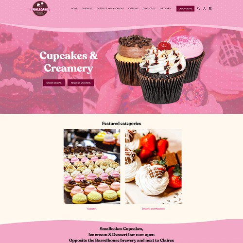 Square website for Cakes Fresnoca