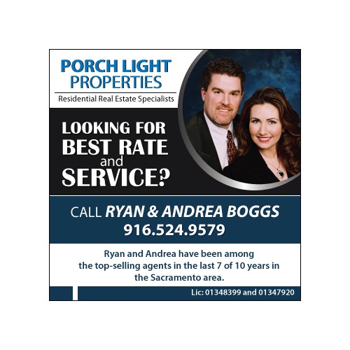 New postcard or flyer wanted for Porch Light Properties