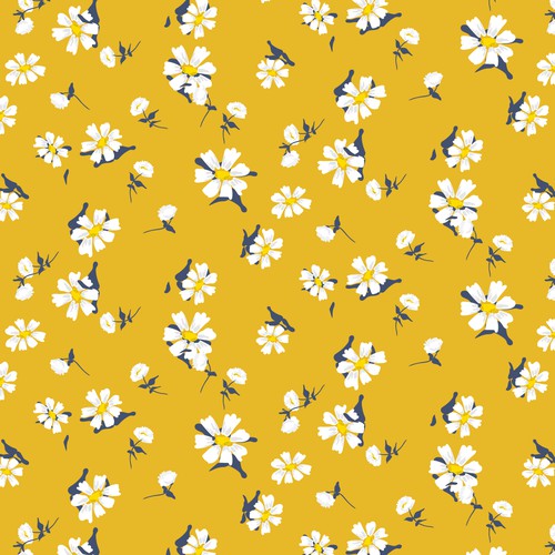 Floral pattern for swimwear brand