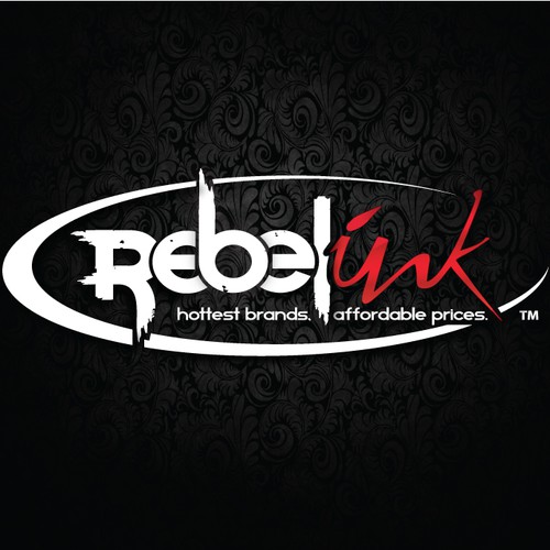 Edgy logo for tattoo and motocross inspired Australianbusiness. 