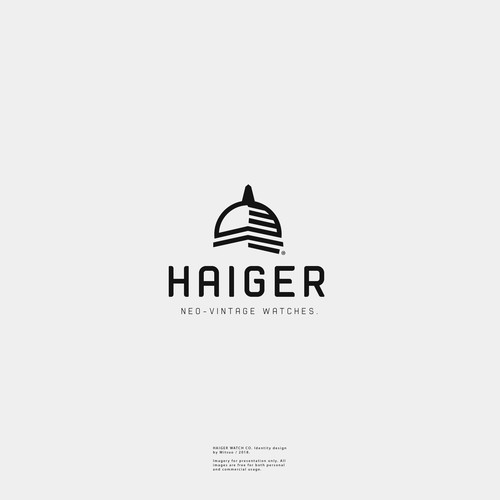 HAIGER NEO VINTAGE WATCHES  \ Brand Logo