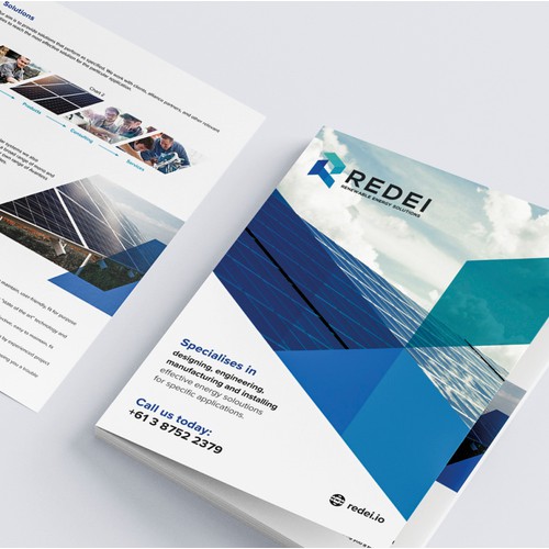 Brochure for solar energy company