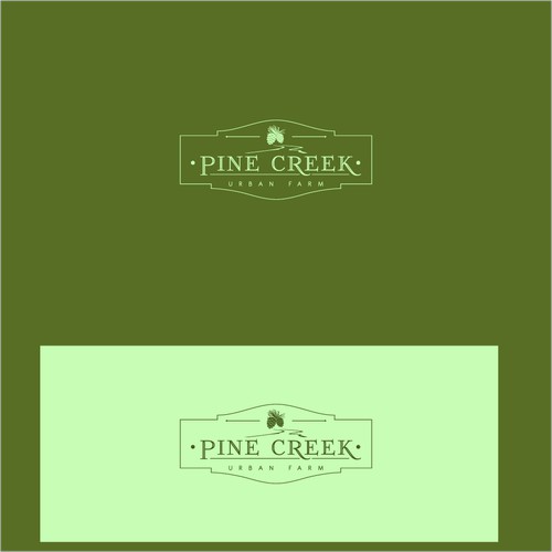 Create a modern and catchy urban farm logo
