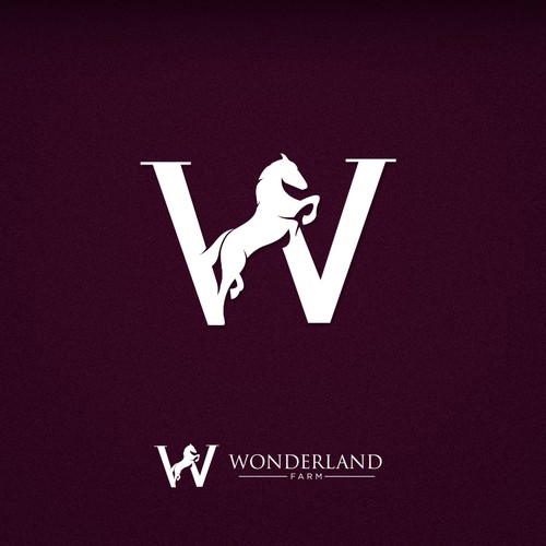 The letter "W" for Wonderland Farms
