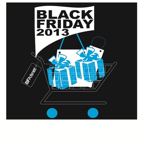Shirt Design for a Black Friday Shopping Website