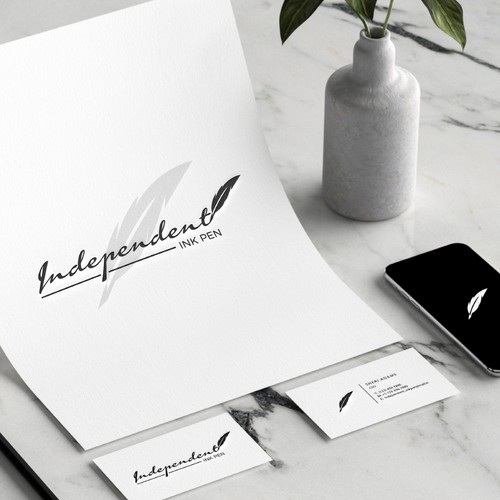 Independent ink pen.