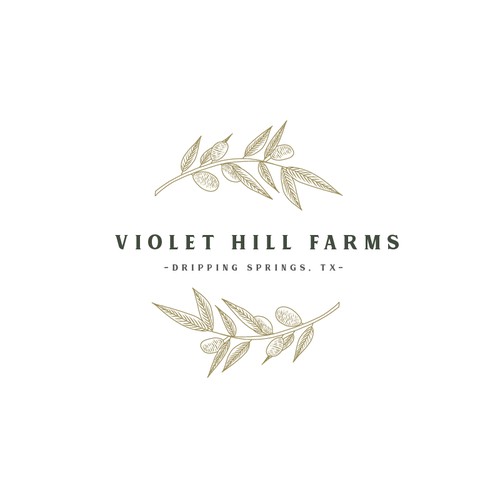 Logo Design Concept for Violet Hill Farms