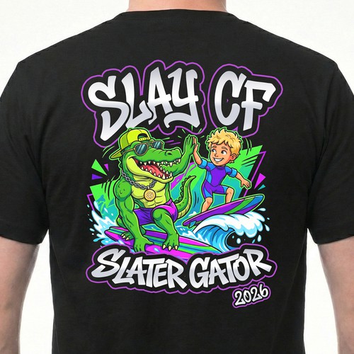 Slater Gator T-Shirt Design