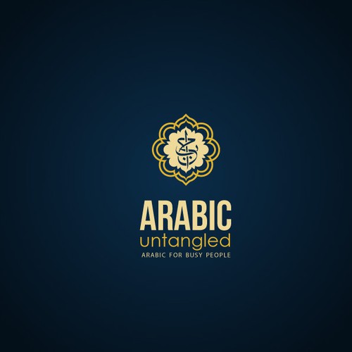 Create an exciting branding logo for Arabic Untangled