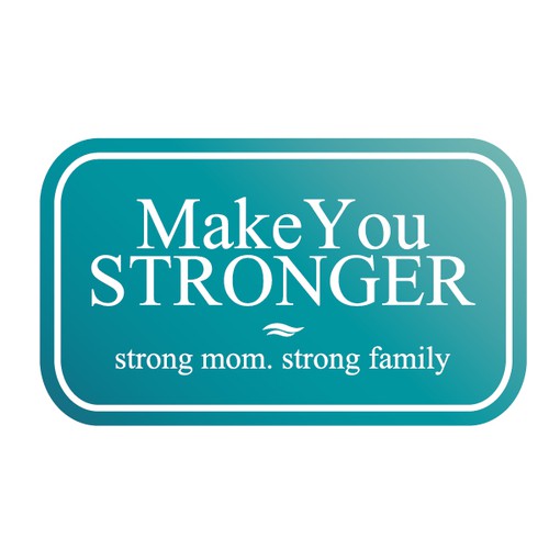Create a feminine yet powerful design to attract moms that want to be stronger and healthier