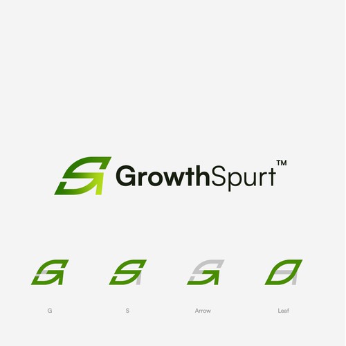 GrowthSpurt logo concept
