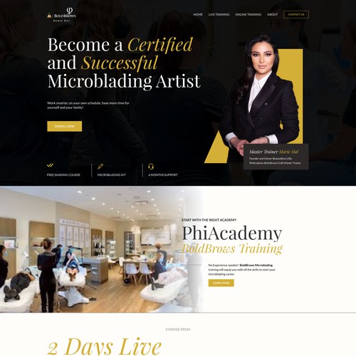 MarieHal Panding Page
