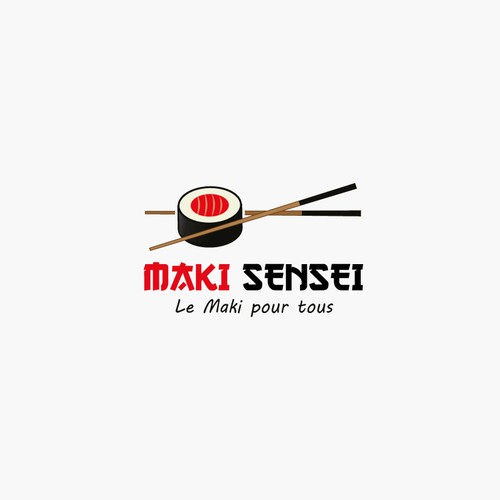 my logo concept for Maki Sensei