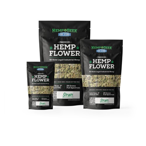 Hemp Geek - package design 