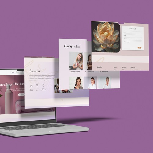 Fashion Web Site UI Design