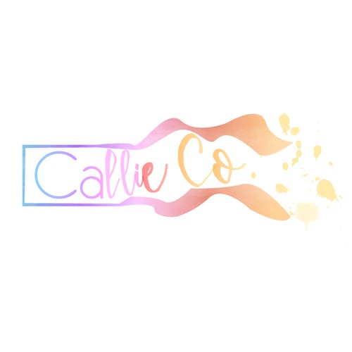 colorful atristic logo concept for Callie Co.