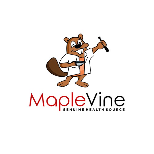 bold logo for maple vine