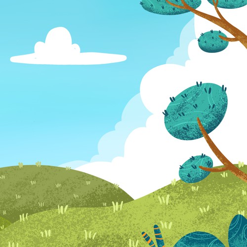 Virtual Background Concept - Meadow
