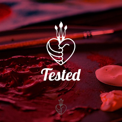 Logo design for 'Tested Hearts'