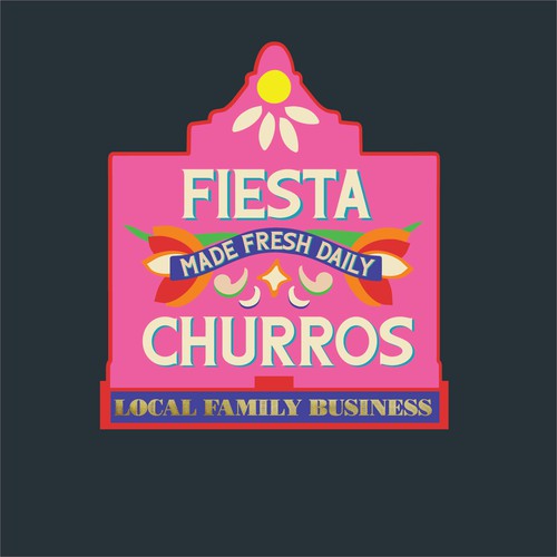 Fiesta Churros Pink and Red