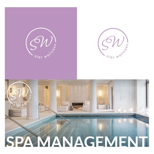 Logo for spa wellness company