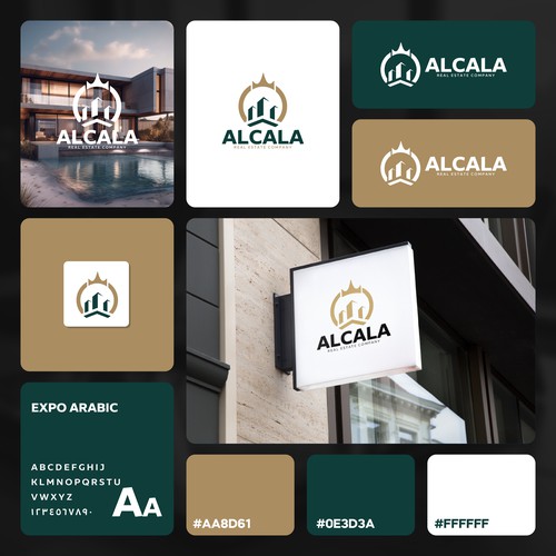 alcala logo design