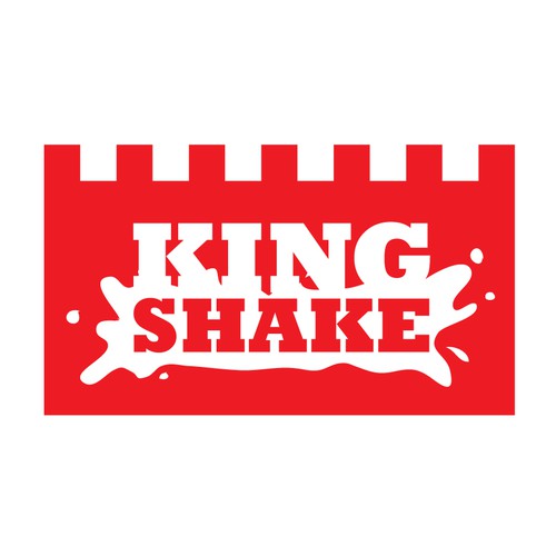 Logo concept for King Shake.