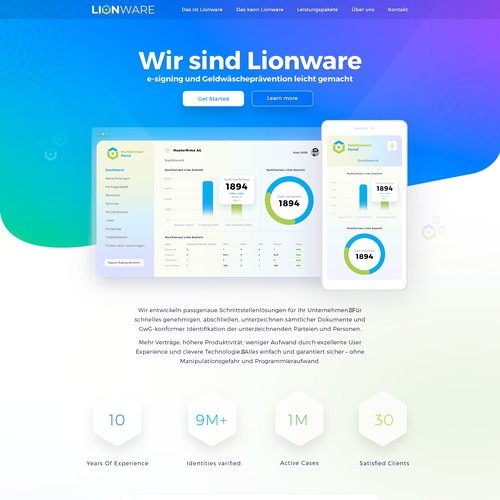 attractive clean web UI/UX design