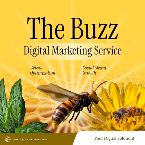 The Buzz Podcast Cover Design