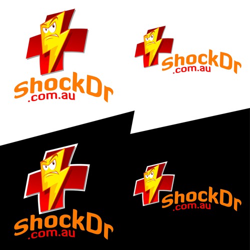 Electrician named the Shock Dr needs a logo