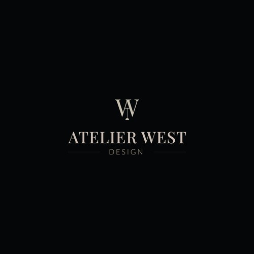 Interior Design Firm - Minimalist "AW" logo