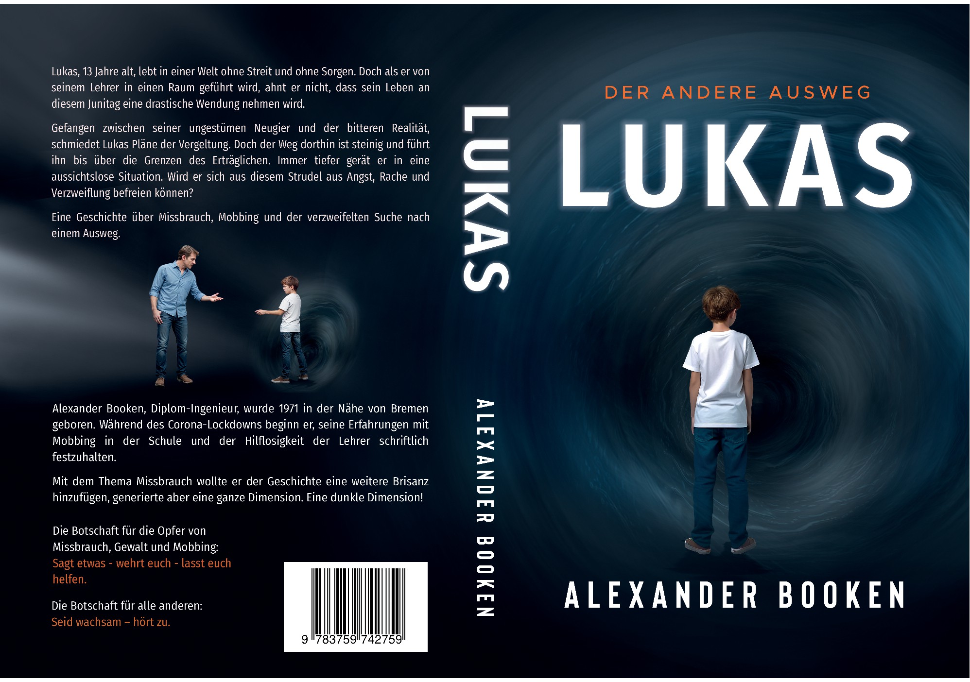 Ein Buchcover, welches Menschen berühren wird.