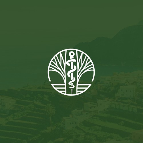 Logo for an innovative pharmaceutical consultancy and wholesaler from the Canary Islands