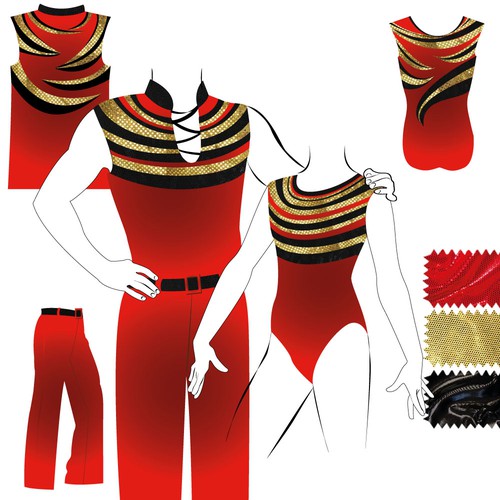 dance costumes for Acrobatic Rock’n’Roll