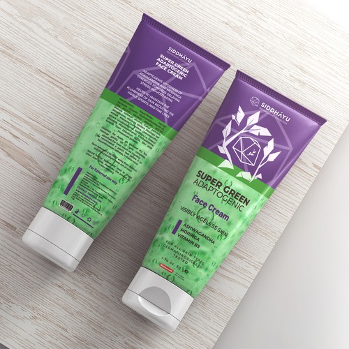 Face Cream Packaging Design