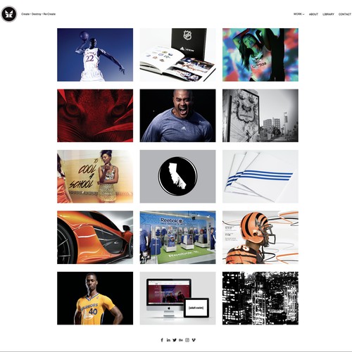 Creative Portfolio for Photographer and Brand Specialist