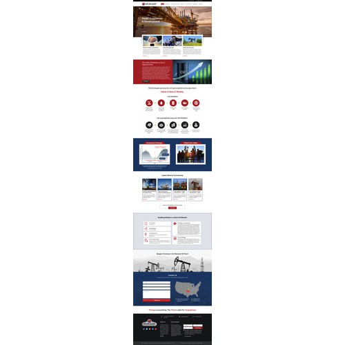 Oil & Gas Website Redesin