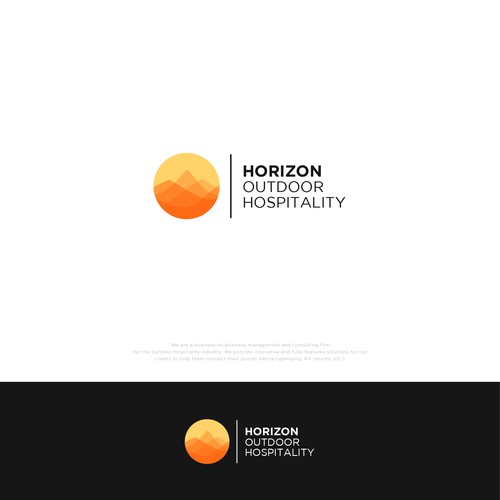 Bold Outdoor Hospitality Logo Design