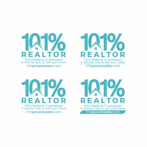 Logo concept for 101% REALTOR